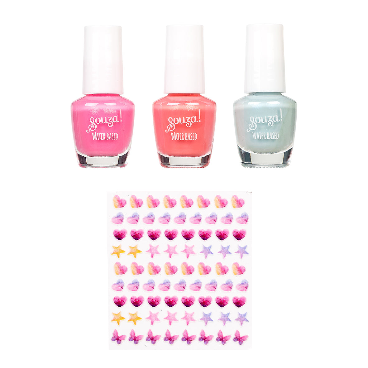 Nagellak & stickers Unicorn inhoud
