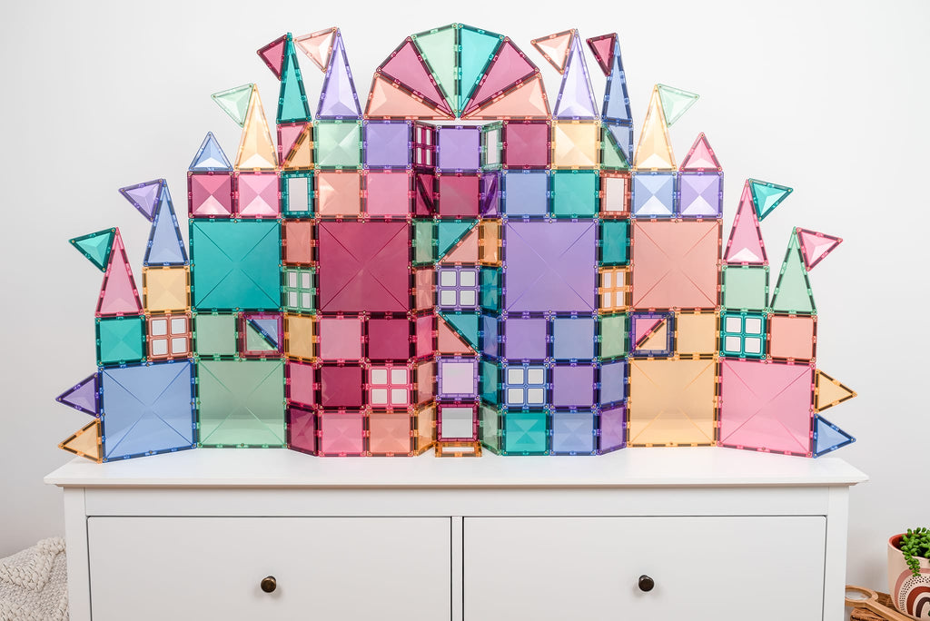 Connetix Pastel Creative Pack 120 stuks – Magnetisch speelgoed in pastelkleuren