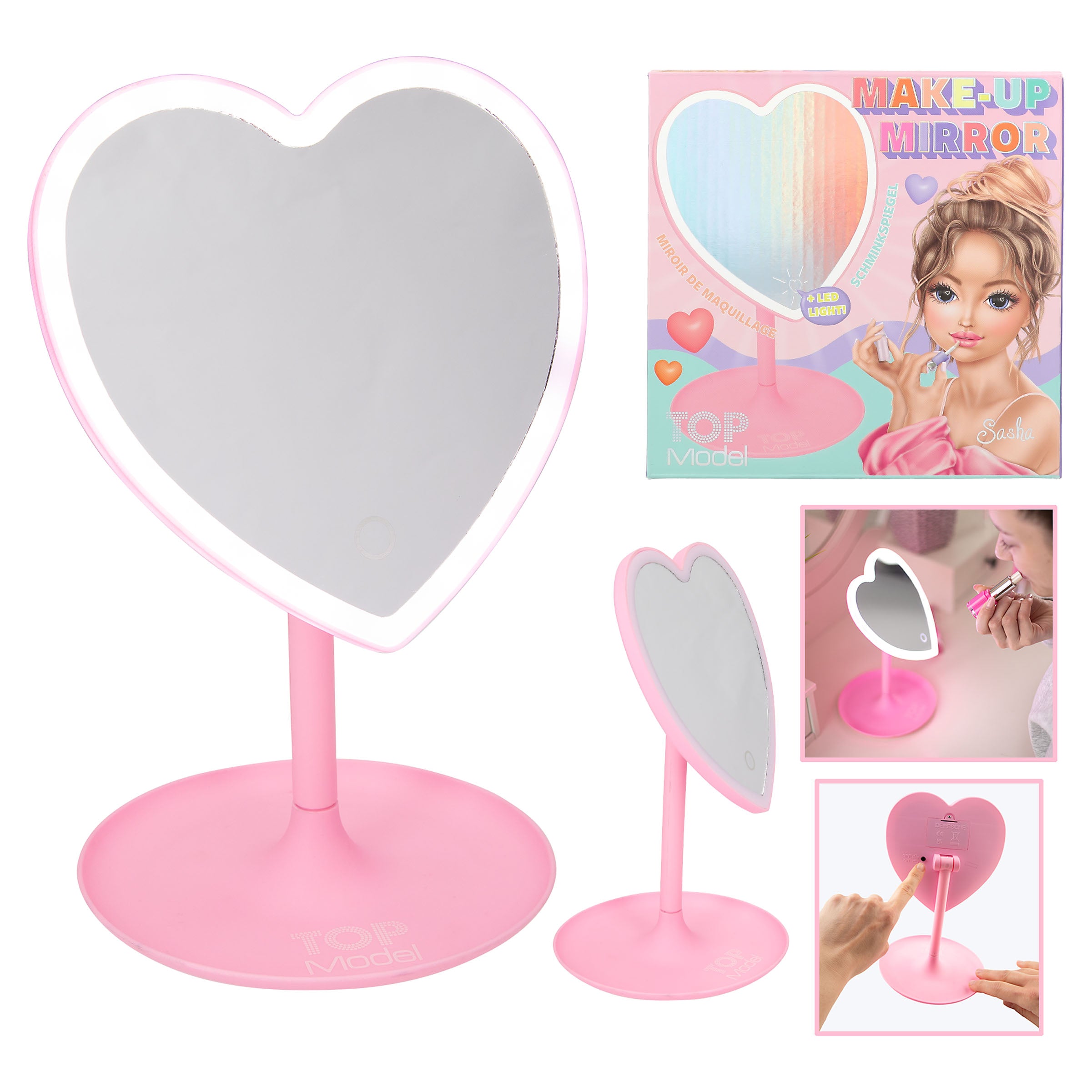 Topmodel Spiegel hartvorm