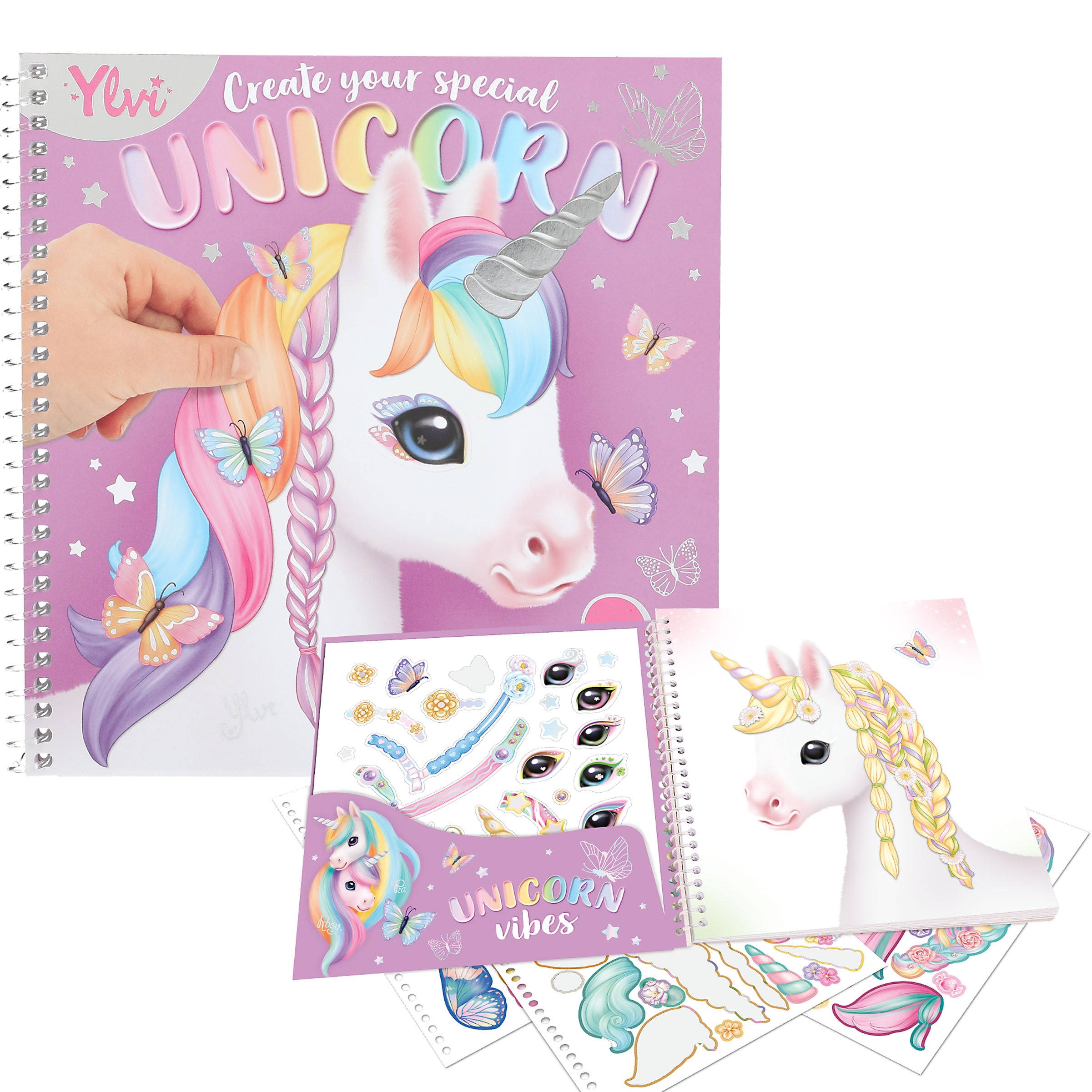 Ylvi Create Your Special Unicorn Stickerboek