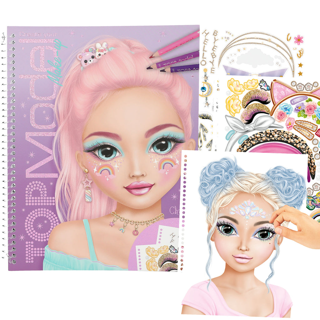 Topmodel create your make-up kleurboek