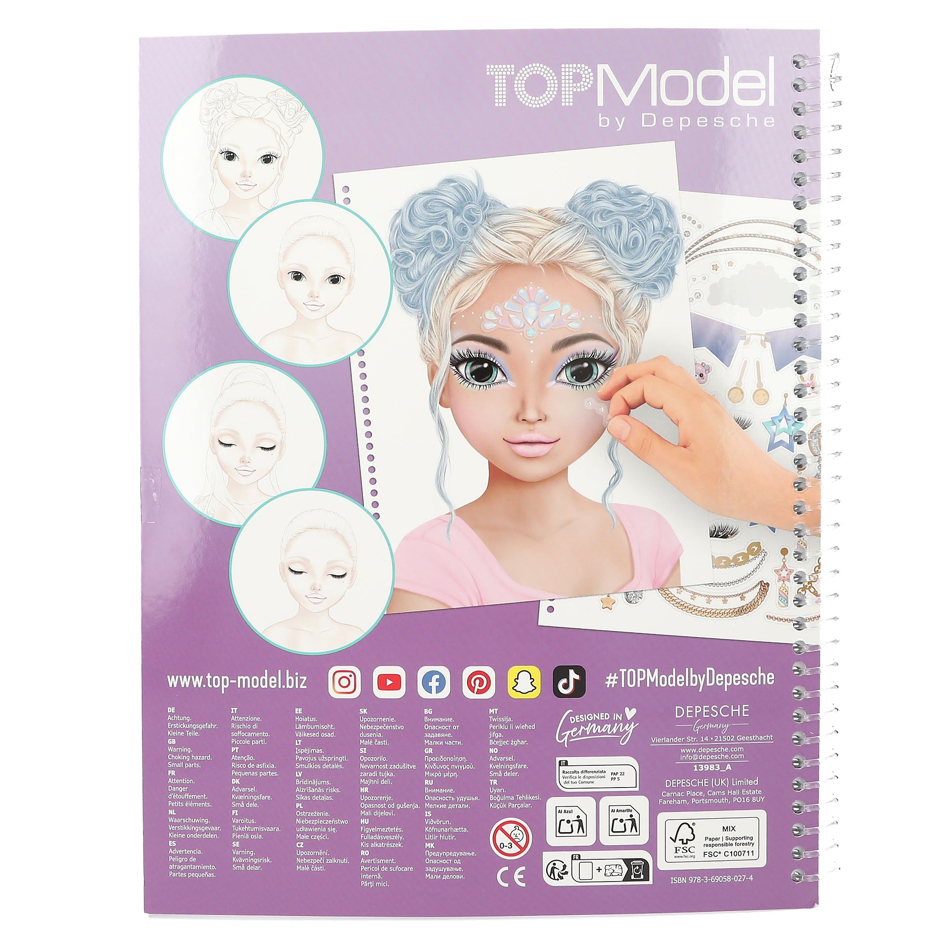 Topmodel create your make-up kleurboek