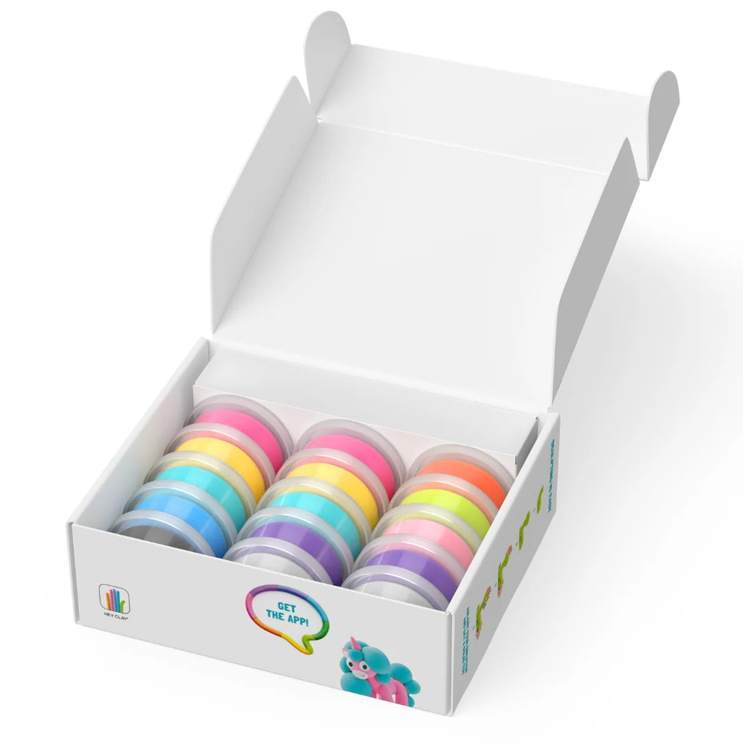Hey Clay Rainbow Unicorns – 15 doosjes klei