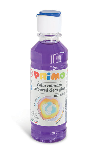 Gekleurde transparante lijm op waterbasis