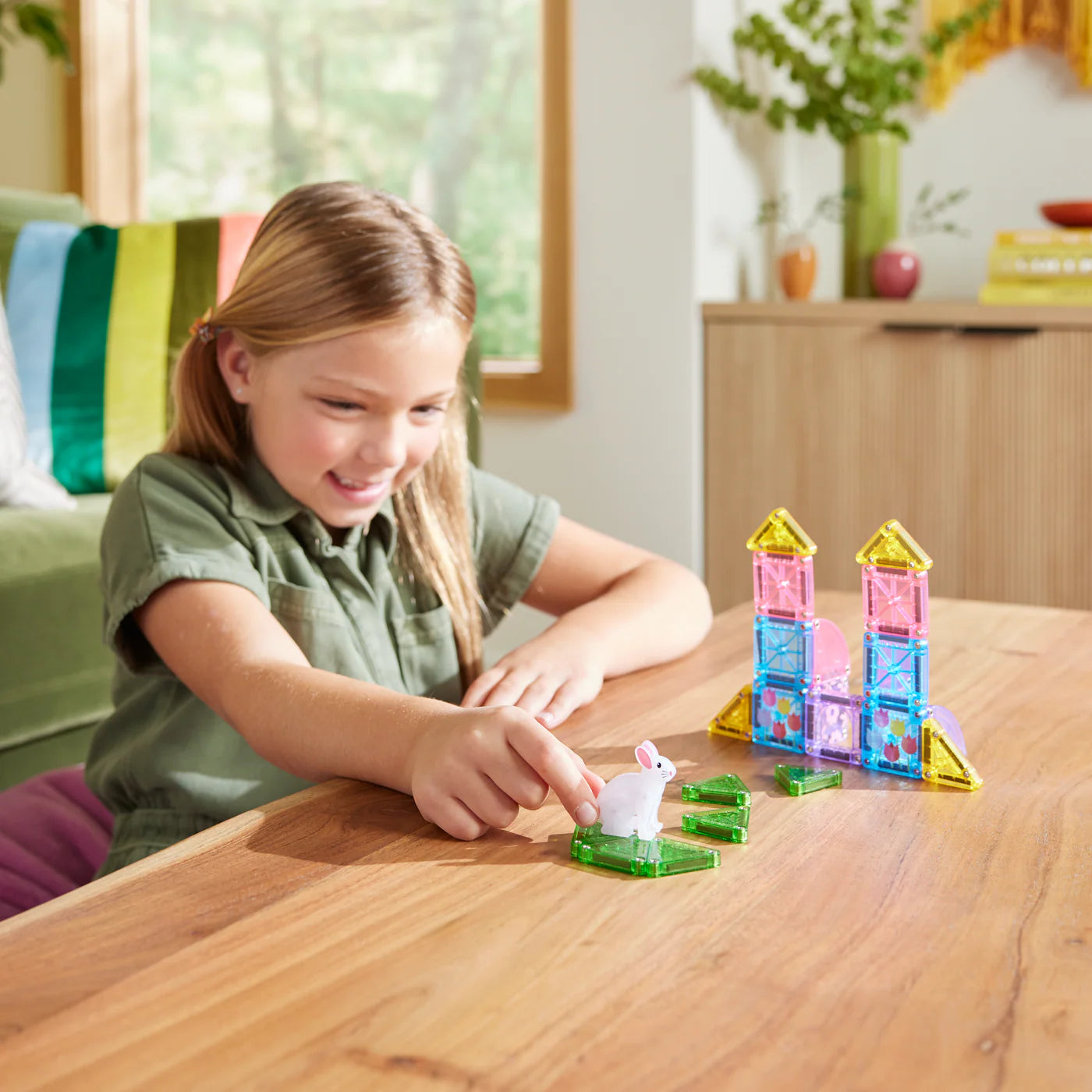MAGNA-TILES microMAGS  Travelset Spring Garden Magnatiles