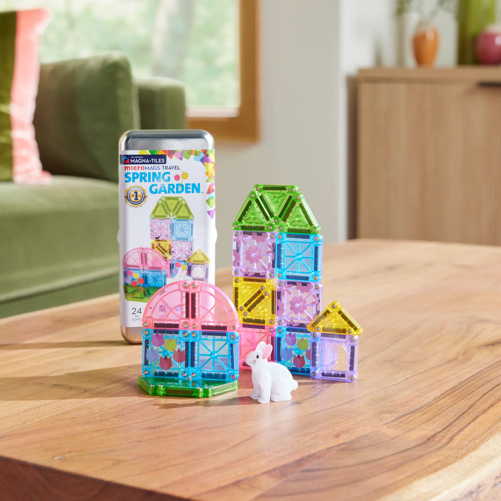 MAGNA-TILES microMAGS  Travelset Spring Garden Magnatiles