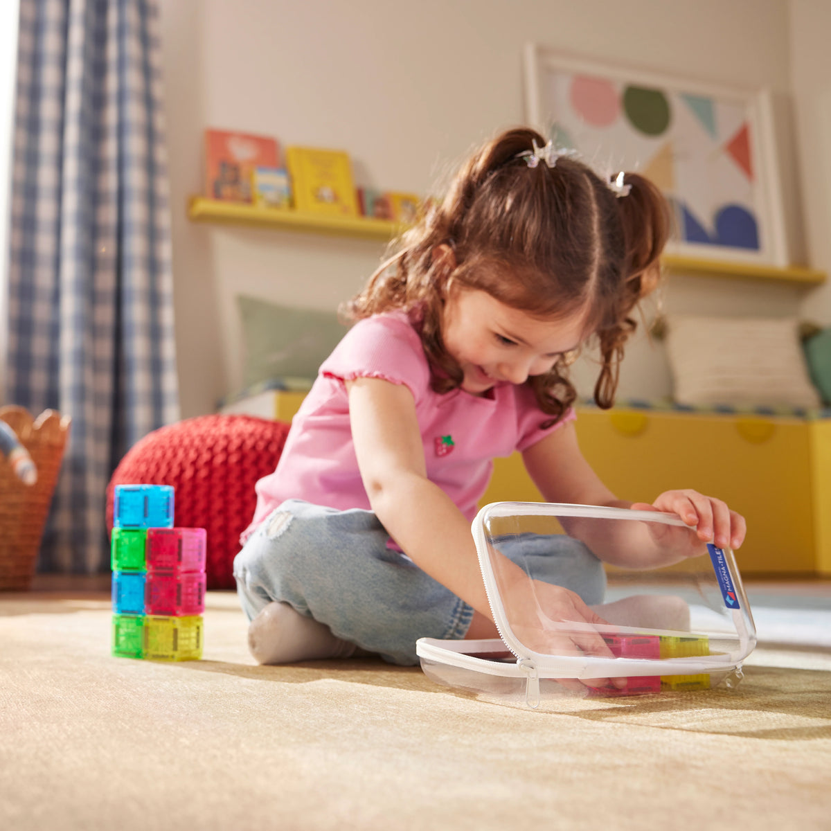 MAGNA-TILES microMAGS Cubes – 9 stuks