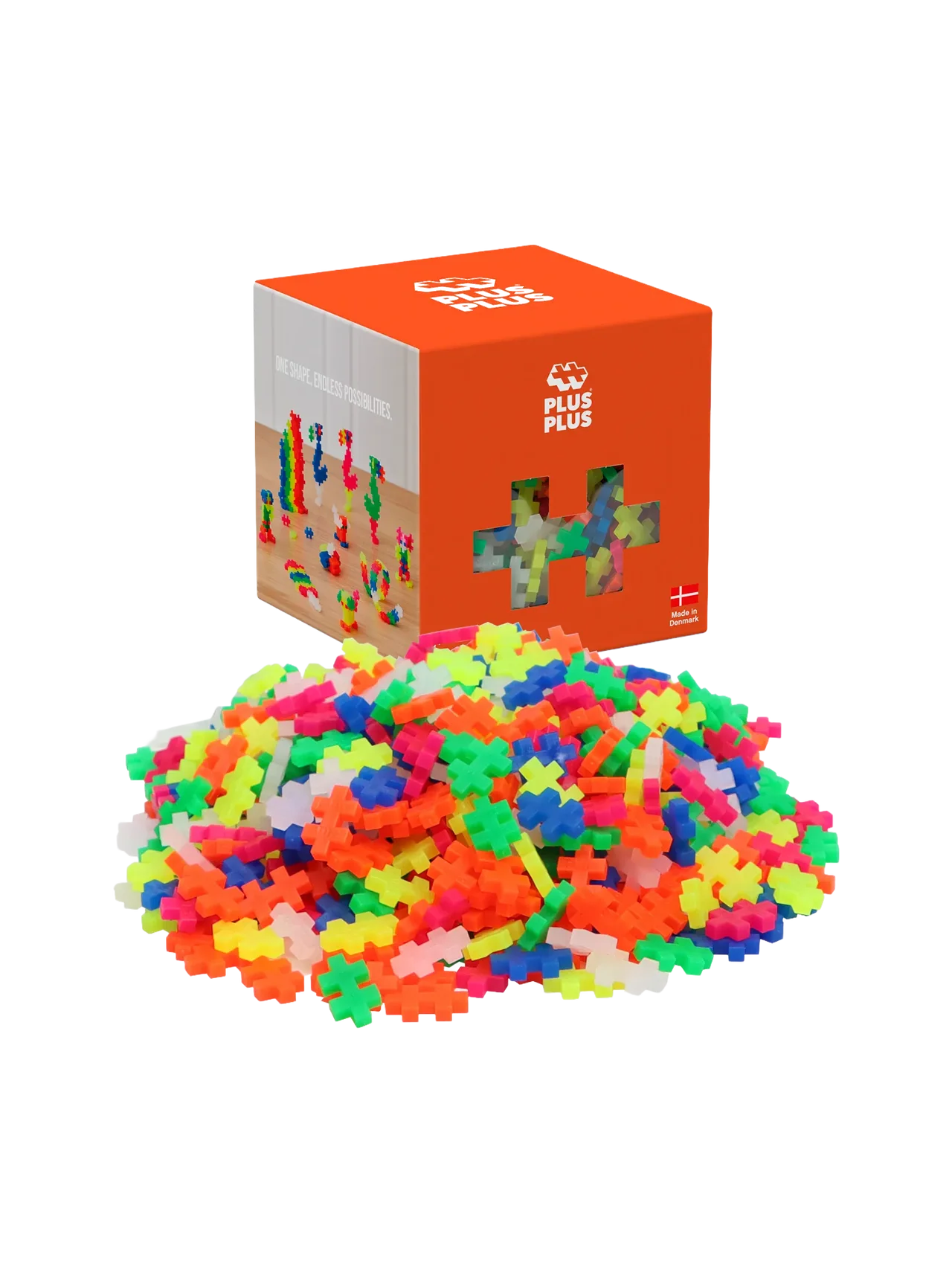 Plus-Plus  Big Neon mix 100 stuk