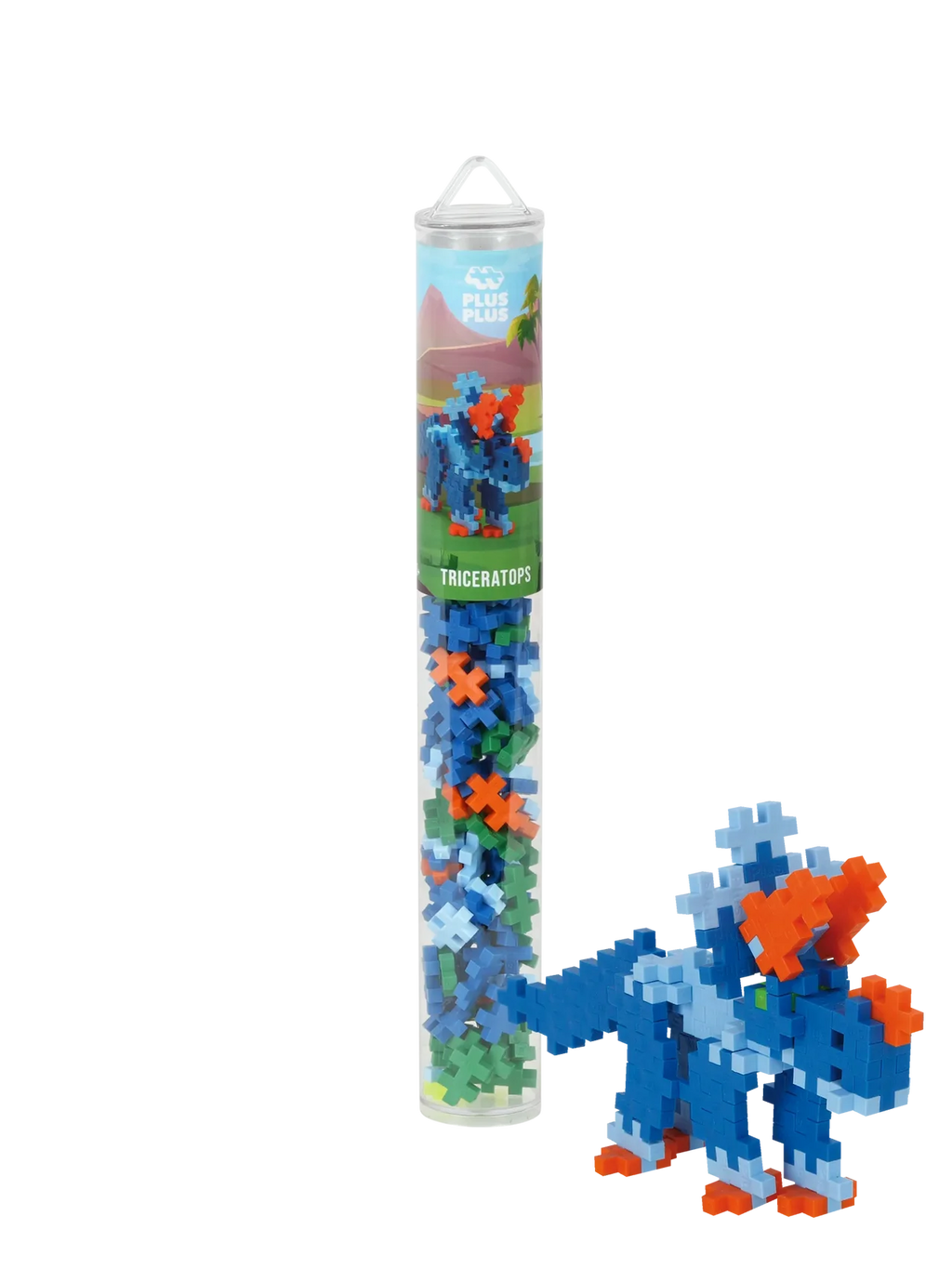 Plus-Plus Mini tube Triceratops 100 stuks