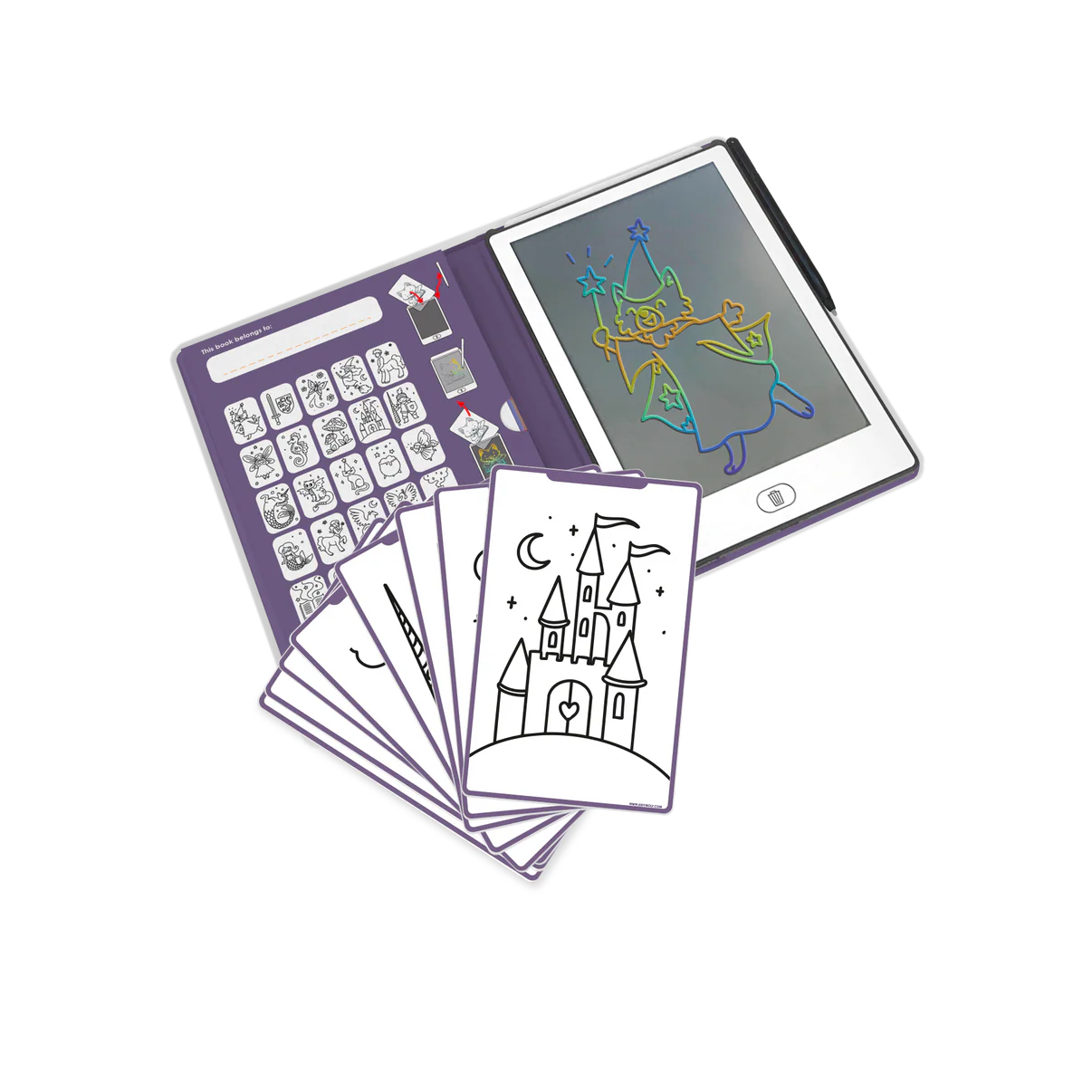 Kidywolf Kidydraw Mini – Tekenbord Prinsessen