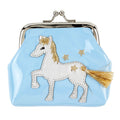 Portemonnee Marith paard, blauw