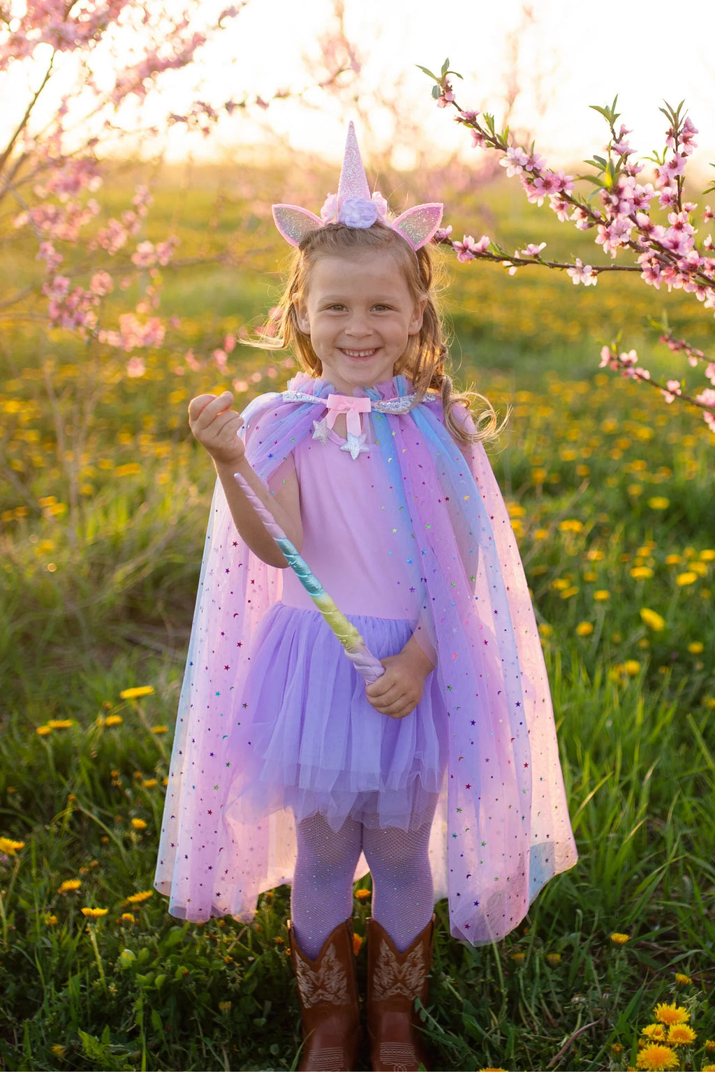 Regenboog Unicorn Cape