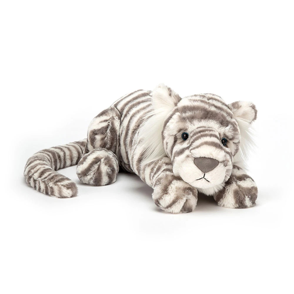 Jellycat Sacha snow tiger little