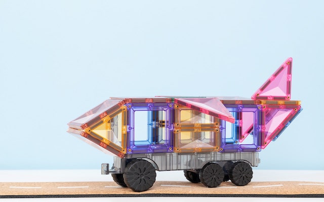 Connetix Pastel Transport Pack 50 stuks – Magnetisch speelgoed in pastelkleuren