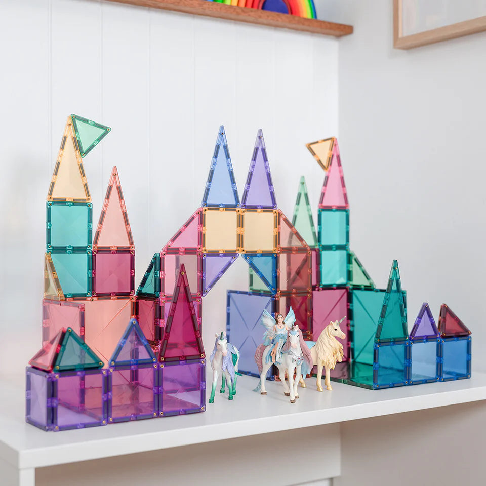 Connetix Pastel Starter Pack 64 stuks – Magnetisch speelgoed in pastelkleuren