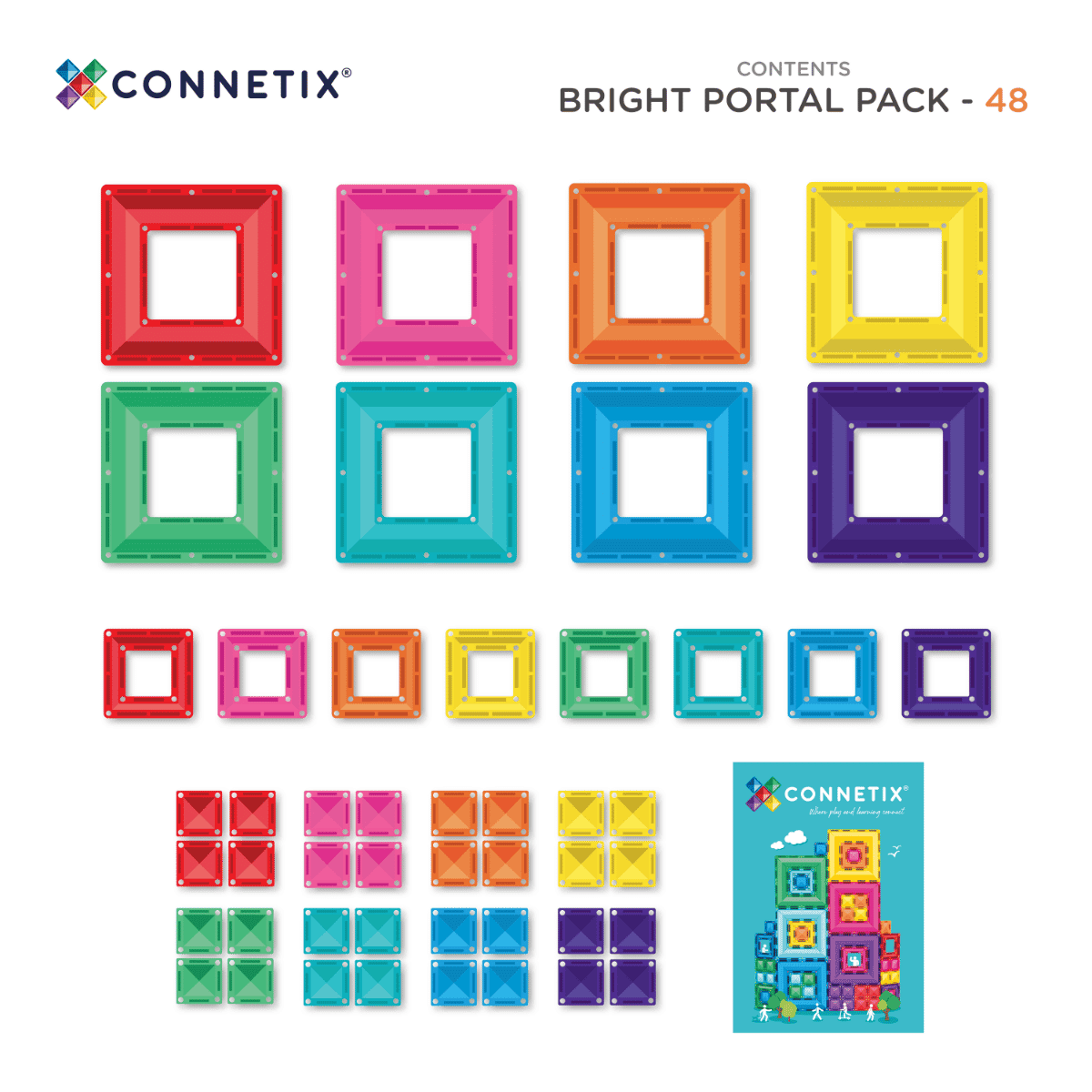 Connetix Bright Portal pack