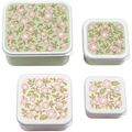 Lunch & Snack set Blossom 4 bakjes